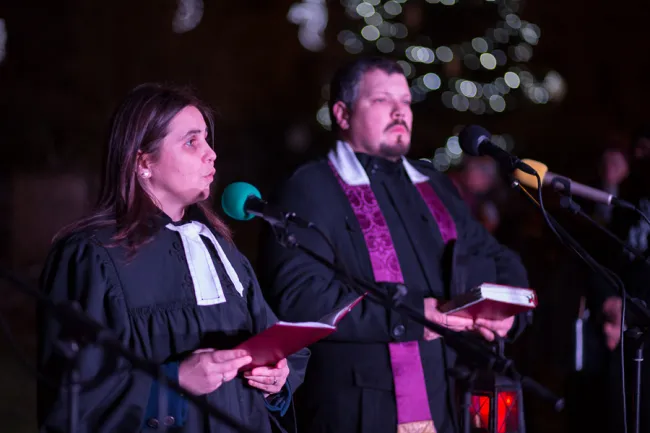 Adventi gyertyagyújtás és adományozás Gyomaendrődön