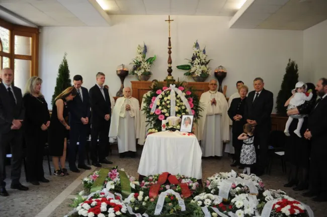 Czappán Györgyné sz. Várkonyi Magdolna dámánk temetése 2018. április 20.