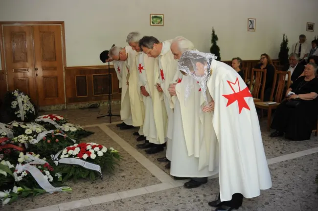 Czappán Györgyné sz. Várkonyi Magdolna dámánk temetése 2018. április 20.