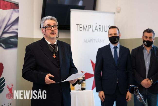Templárius Sör bemutató a Pesti TV műsorában. 
