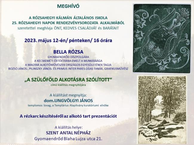 Bella Rózsa kiállítás