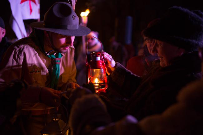 Adventi gyertyagyújtás és adományozás Gyomaendrődön
