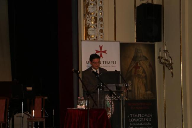 900 éves a Templomos Lovagrend, díszkonferencia, Budapest, 2018. szeptember 28.